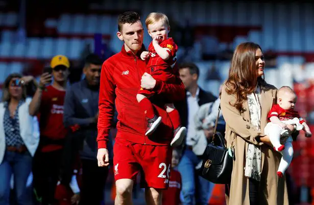 andy robertson family