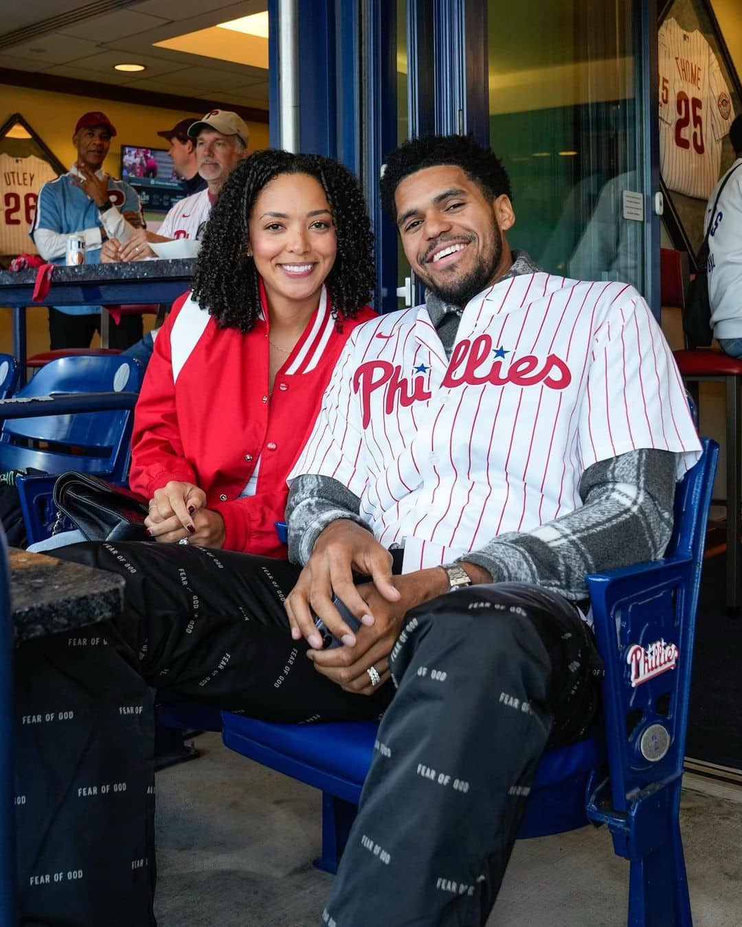 Jasmine Winton and Tobias Harris from his Instagram: "Reality itself is gorgeous.It is the plenum; the fullness of total joy."