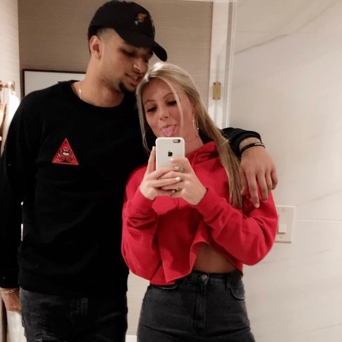 Harper Hempel and Jamal Murray deleted picture  